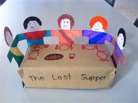 Template Printable Last Supper Craft