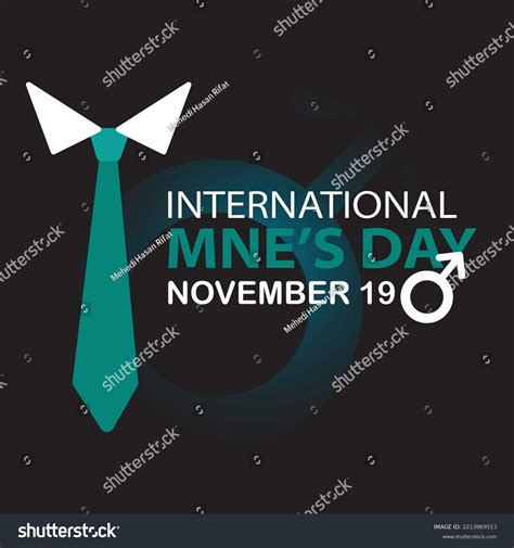 Vector Illustration On Theme International Mens Stock Vector (Royalty ...