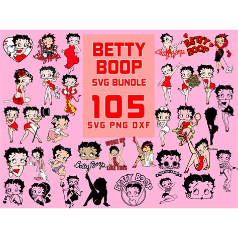 105 Files Betty Boop Svg Bundle Cartoon Svg Betty Boop Svg Inspire Uplift