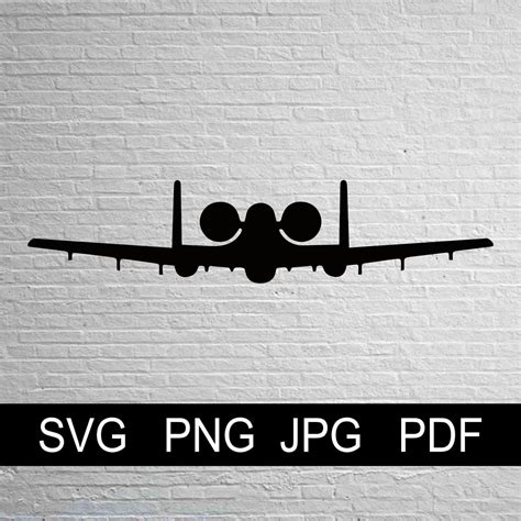 Vector A 10 Warthog Svg Png  Pdf Studio Studio3 Silhouette Cameo