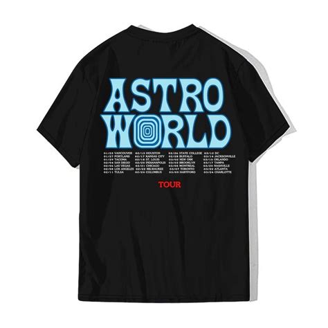 Astroworld Tour T Shirt Travis Scott Unisex Etsy