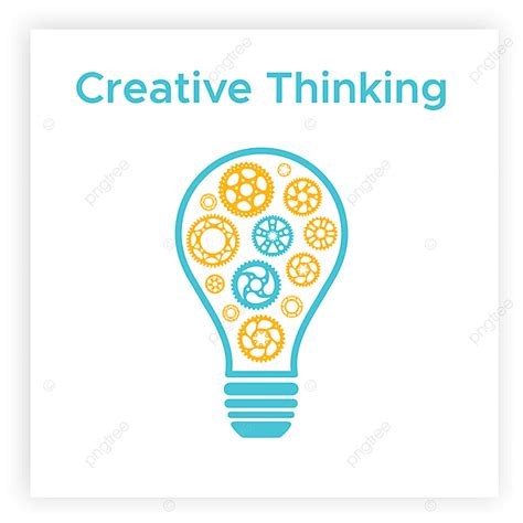 Creative Idea Concept Vector Hd Images Cogwheel Lightbulb Creative