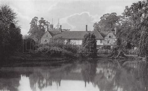 Ightham Mote, The "Moated Grange" of Romance stock image | Look and Learn