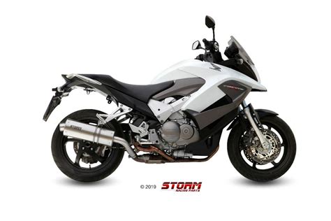 Silencioso Storm Oval Inox Honda Crossrunner H Lx