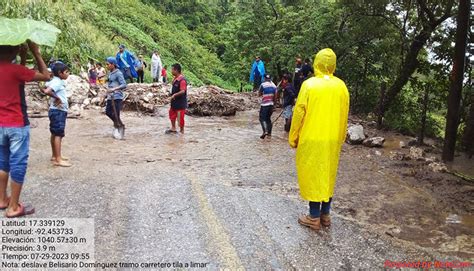 Protección Civil Chiapas Brinda Atención A Población Durante Lluvias