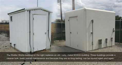 SCADA and Odorizer Fiberglass Shelter | Shelter Works Fiberglass Shelters