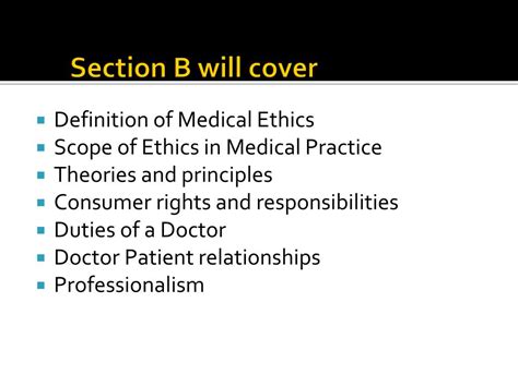 Ppt Medical Ethics Professionalism And Doctor Patient Relationship