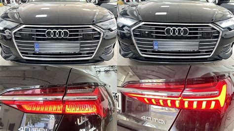 Instalare Faruri Full Led Matrix Stopuri Triple Led Originale Audi A6