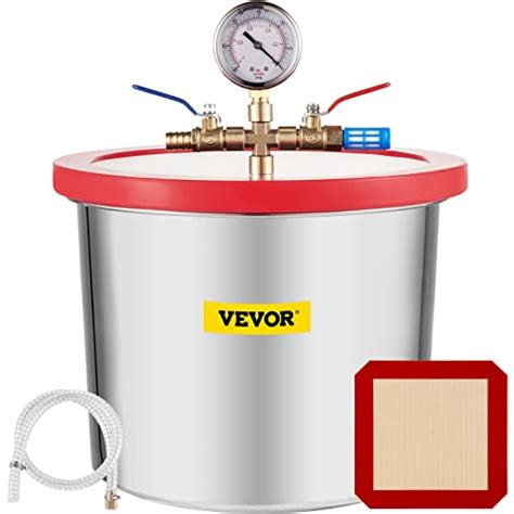 VEVOR Vacuum Chamber 2 Gallon Vacuum Chamber For Resin Stainless