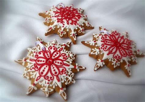 Mézeskalács Karácsonyfa Díszek Hópelyhek Cookie Decorating