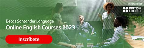 Becas Santander Language Online English Courses 2023 RRII UBB