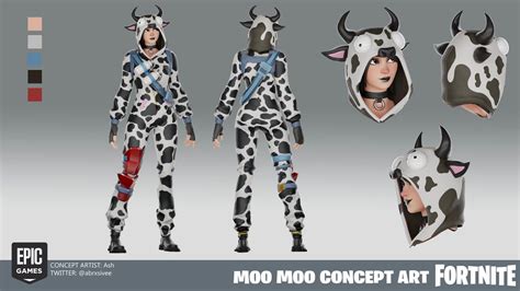 [skin Concept] Moo Moo Female Counterpart To Guernsey R Fortnitebr