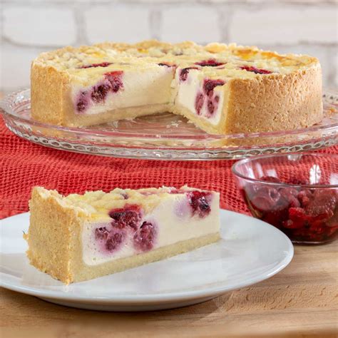 Himbeer Käsekuchen mit Streusel Sandras Backideen