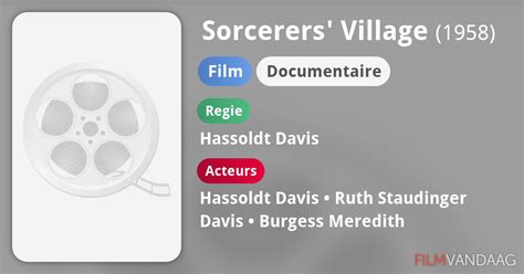 Sorcerers Village Film 1958 Filmvandaag Nl