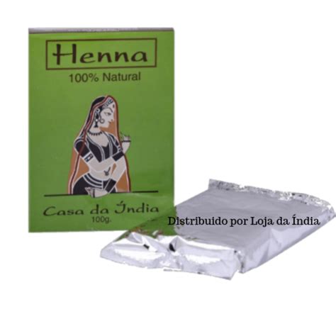 Henna Composta Casa da ÍndiaHenna Cosméticos Loja da Índia Produtos