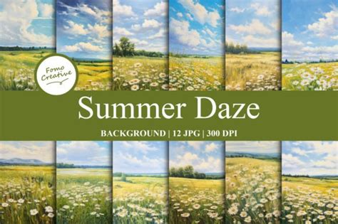 Summer Daze Backgrounds Graphic by Fomo Creative · Creative Fabrica