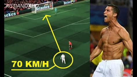 70 Kmh Cristiano Ronaldo Meilleur Record Du Football Youtube