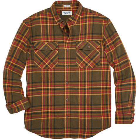 Mens Burlyweight Flannel Relaxed Fit Shirt Duluth Trading Company