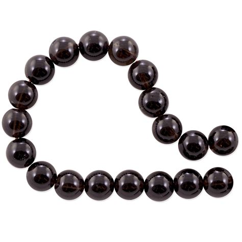 VALUED Smoky Quartz Round Beads 8mm 15 Strand