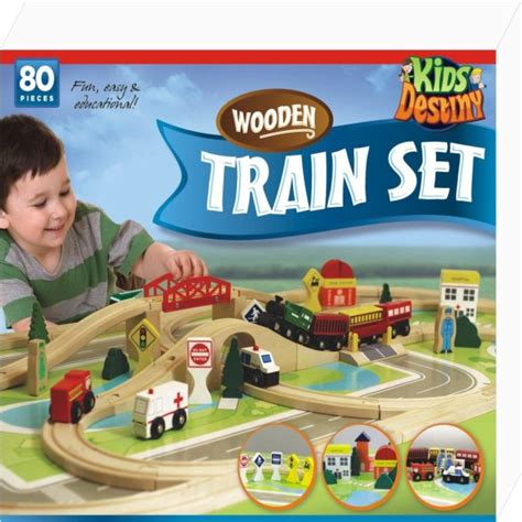 Wooden Train Sets for Toddlers