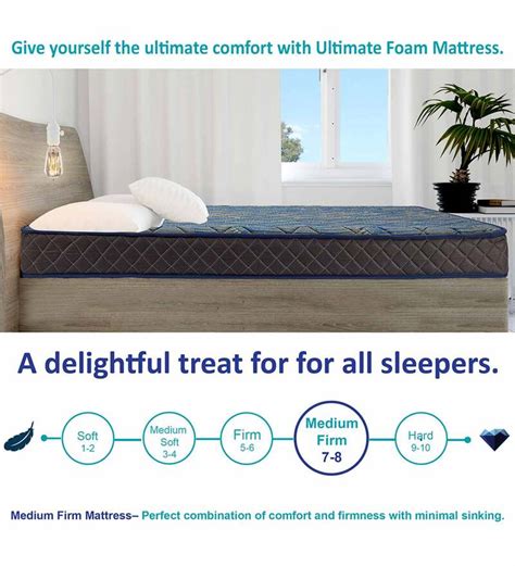 Buy Ultima 5 Inch Bonded Foam Orthopedic Zero Partner Disturbance Queen Size Mattress By Skyfoam