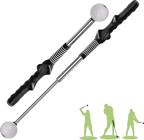 Amazon Retractable Golf Swing Training Aid Golf Grip Trainer