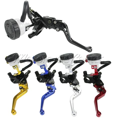 Mm Handlebar Universal Adjustable Motorcycle Brake Clutch Levers