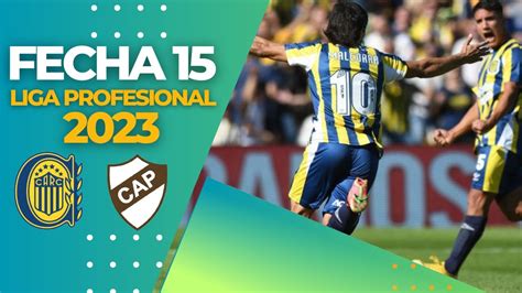 ROSARIO CENTRAL VS PLATENSE Mejores Jugadas Fecha 15 LPF 2023 YouTube