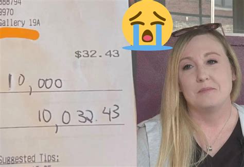 Mesera Recibe 10000 Dólares De Propina Y Jefe La Despide Mira Aquí