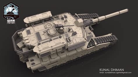 ArtStation - Heavy Battle Tank, kunal dhiman | Tanks military, Battle tank, Army vehicles