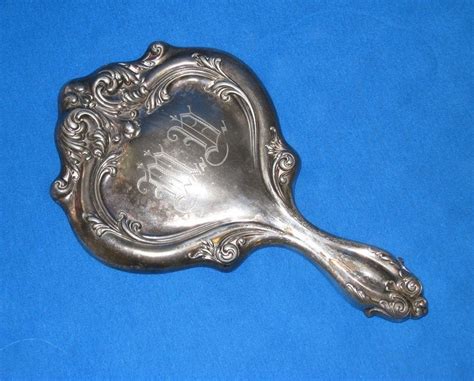 Art Nouveau Hand Mirror Victor Silver Co 1904 1907 Antique Etsy