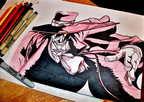 Alucard Drawing Hellsing Final By Girlgamer27 On Deviantart