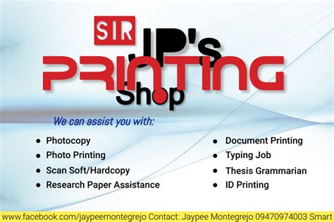 Printing Shop Template Postermywall