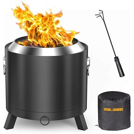 East Oak Pan Stove Inch Fire Pit Smokeless Fire Pits For Outside