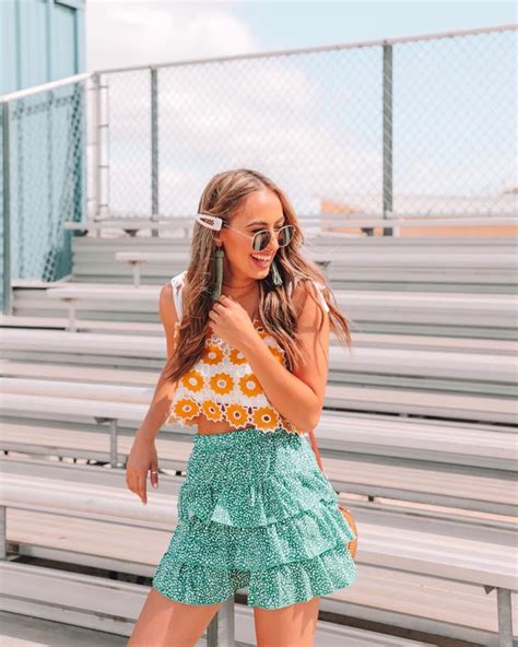 Green Gold Gameday Look College Game Day Outfit Inspiration