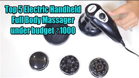 Top 5 Electric Handheld Full Body Massager Under Budget ₹1000 Best