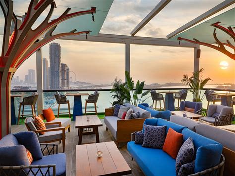 In Pictures Inside Marriott Resort Palm Jumeirah S Rooftop Bar Above