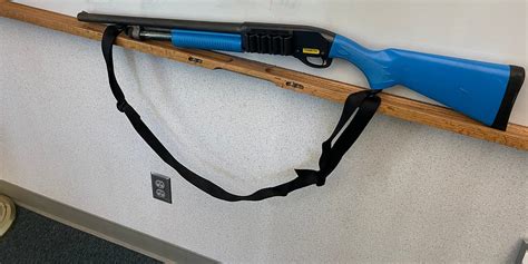 Sebastopol Police Showcase Their Only “military” Weapon A Bean Bag Shot Gun