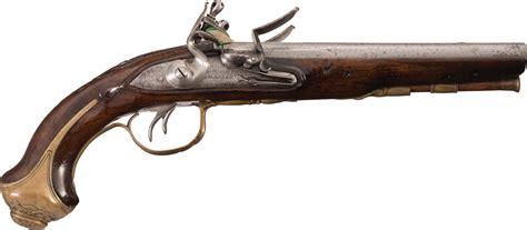 W Wagner Double Barrel Flintlock Pistol Rock Island Auction