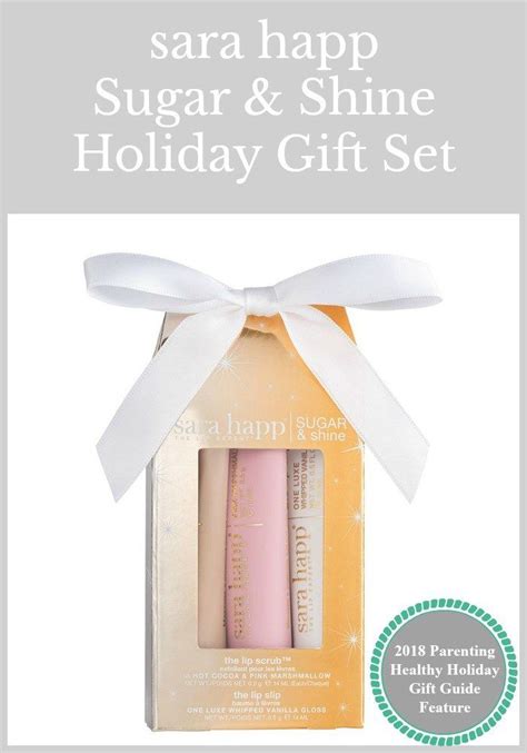 Sara Happ Sugar And Shine Lip Scrub Set Holiday T Set Holiday T