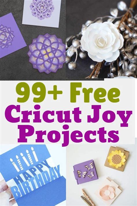 99 Free Cricut Joy Projects with Templates | Cricut free, Cricket joy ...