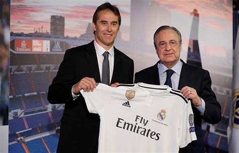 Real Madrid Julen Lopetegui Fue Presentado Como Nuevo Entrenador Del