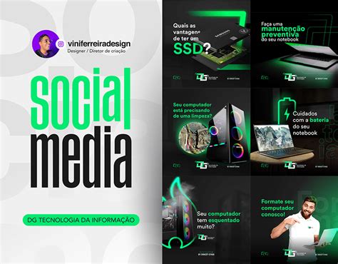 SOCIAL MEDIA TECNOLOGIA ASSISTÊNCIA Behance