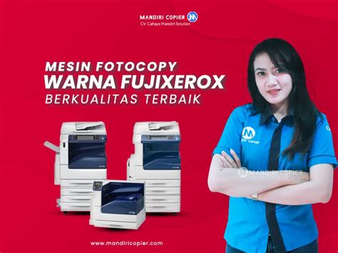 Jual Mesin Fotocopy Warna Fuji Xerox Mandiri Copier