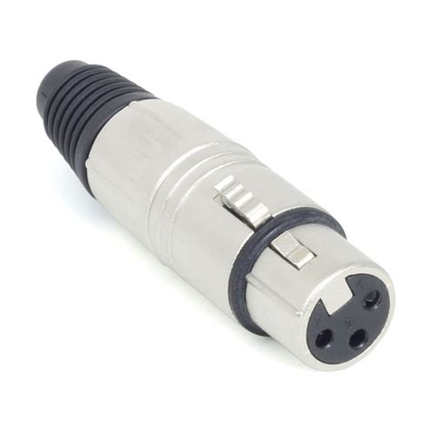 Conector Xlr Femea Sto Angelo L Fnn Polos P Linha Jack Cannon