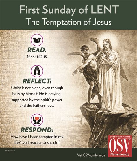 For The Reflection For The First Week Of Lent Read Reflect And