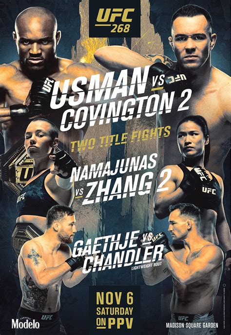 UFC 268 Usman Vs Covington 2 06 11 2021 Fightevents De