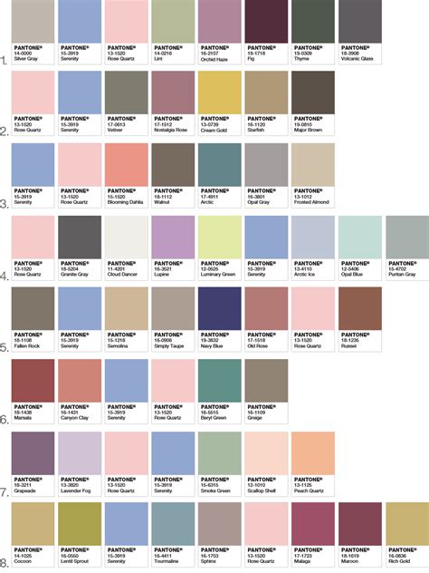 Pantone Metallic Color Chart Pdf