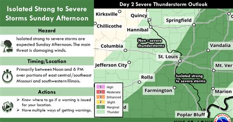 Isolated Strong To Severe Storms Possible Sunday Afternoon Vandalia Radio