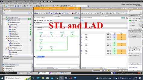 TIA Portal Comparison Of STL And LAD Part 1 YouTube